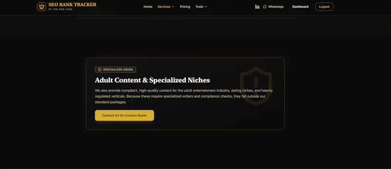 seoranktracker.uk screenshot 5