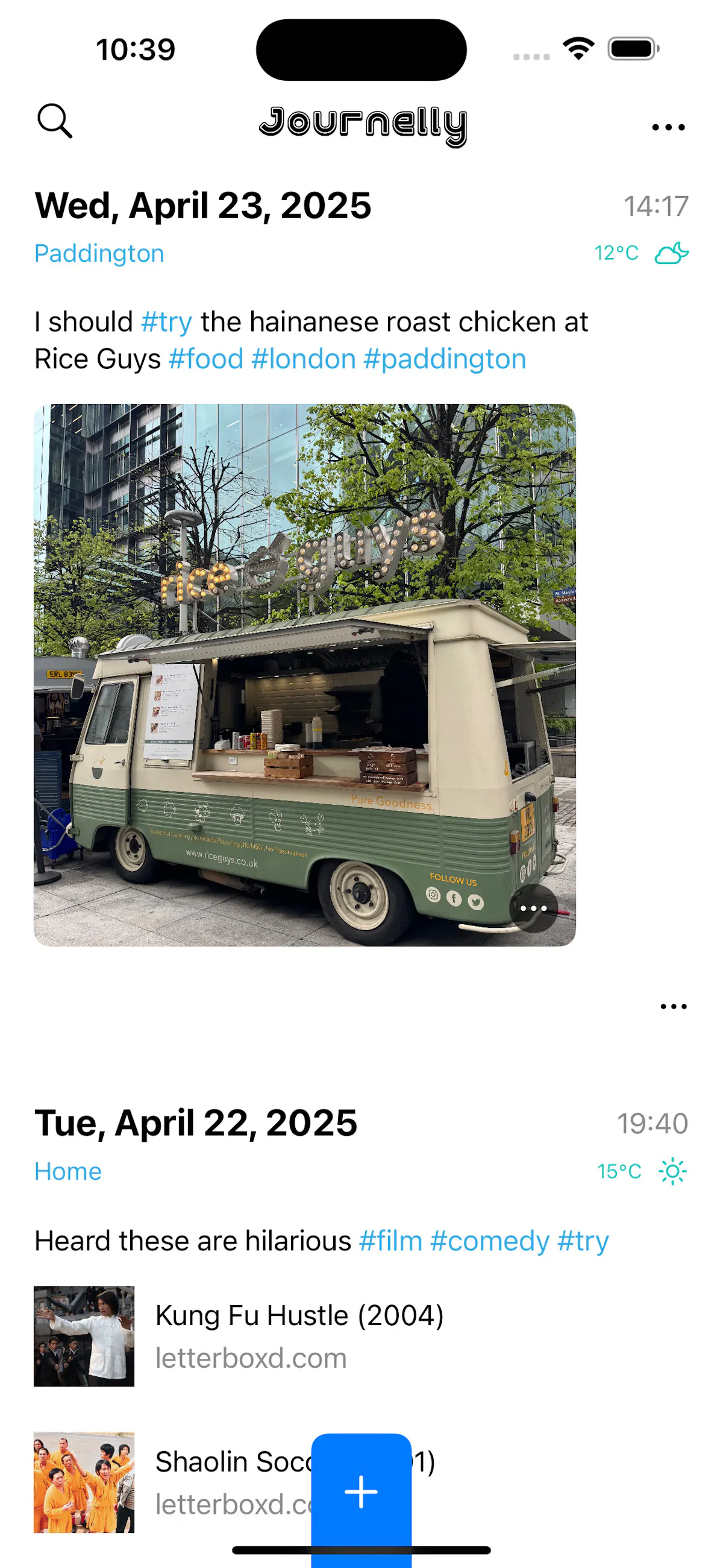 Journelly for iOS