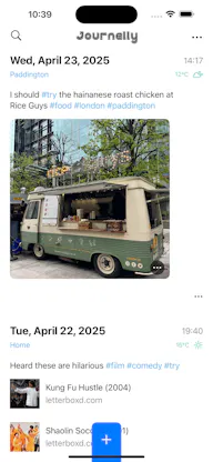 Journelly for iOS