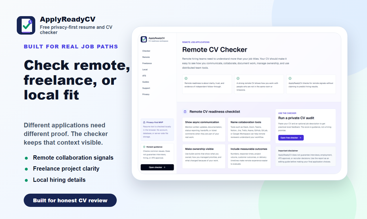 ApplyReadyCV gallery image