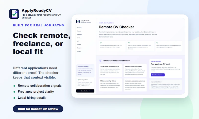 ApplyReadyCV screenshot 3