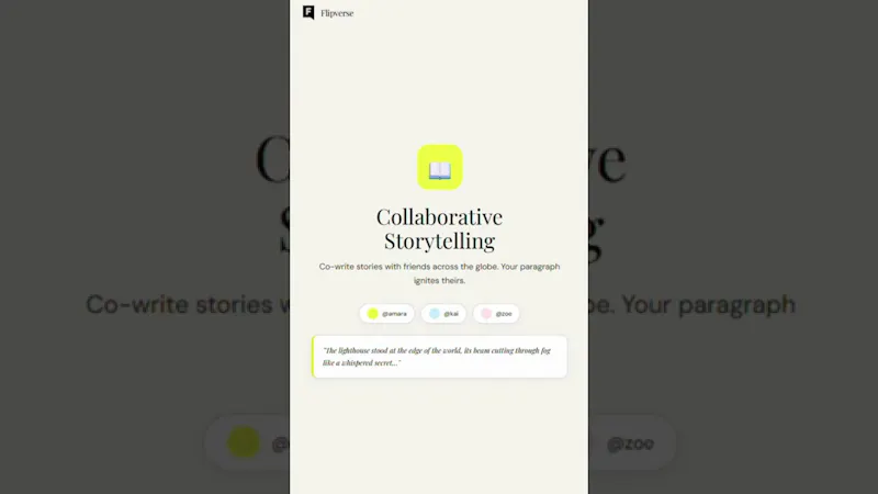 Flipverse  screenshot 1 (video preview)