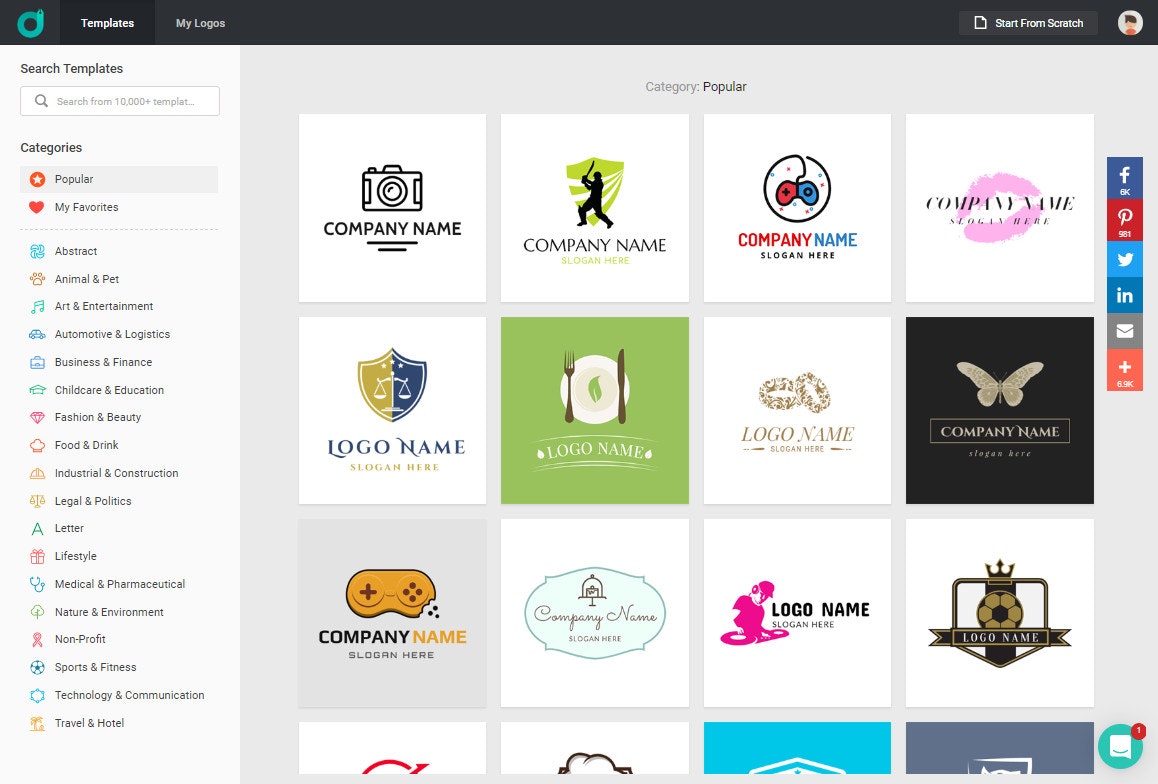 DesignEvo gallery image