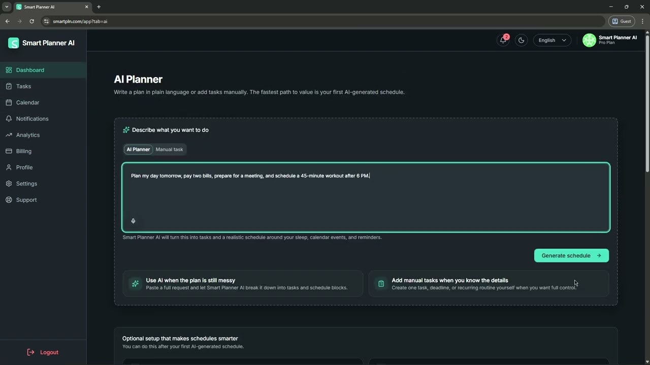 Smart Planner AI gallery image