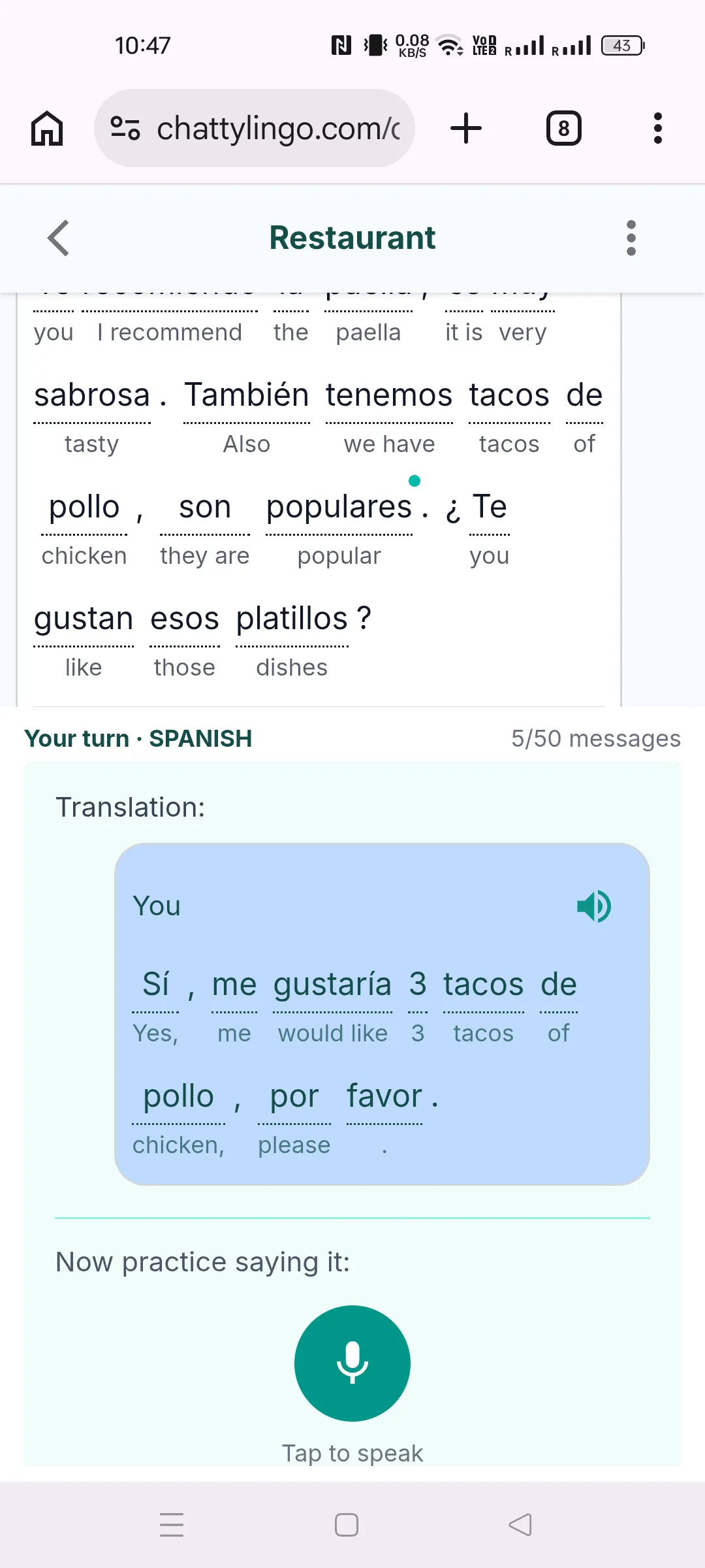 ChattyLingo — Learn Language by Speaking gallery image