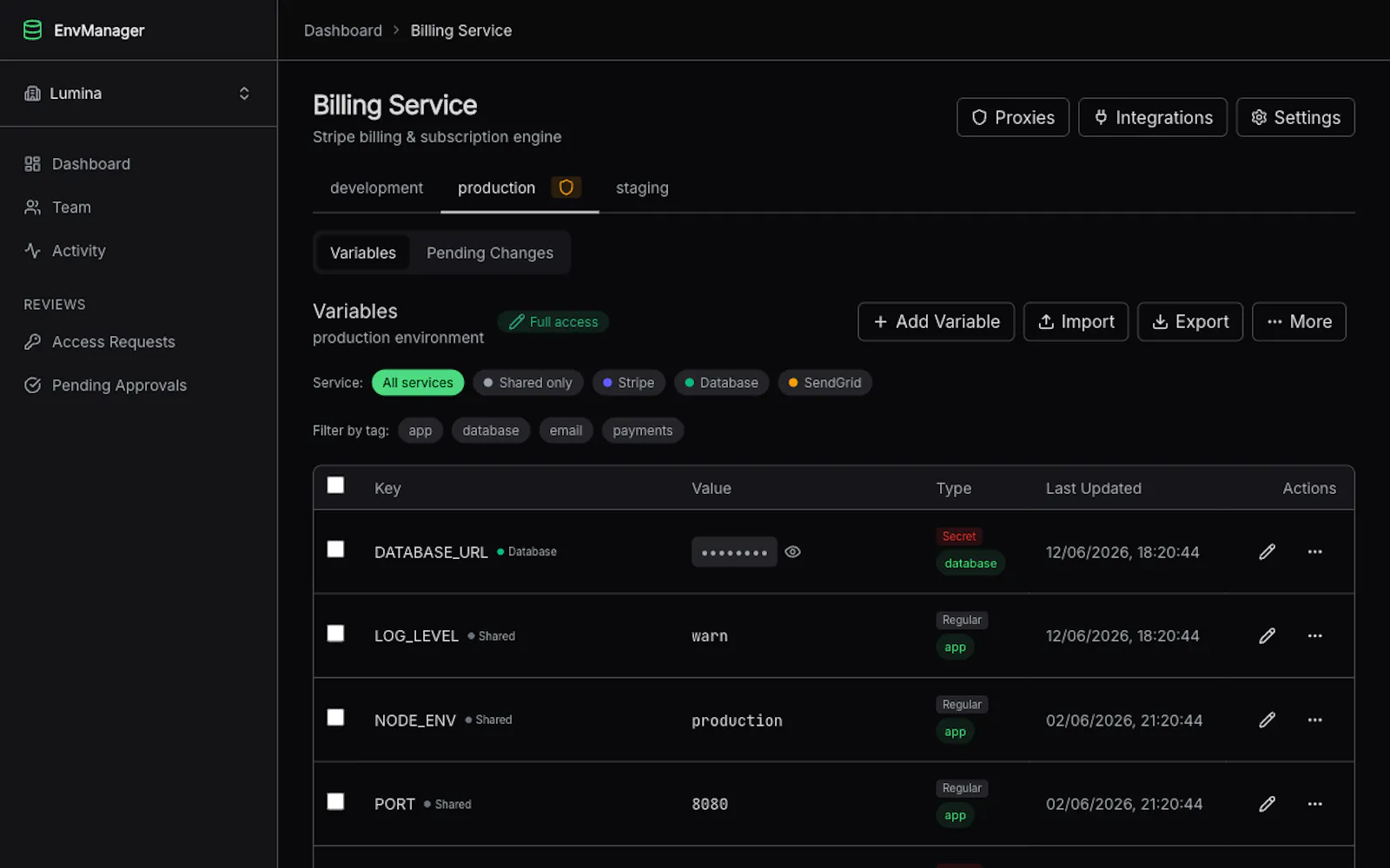 EnvManager screenshot 7