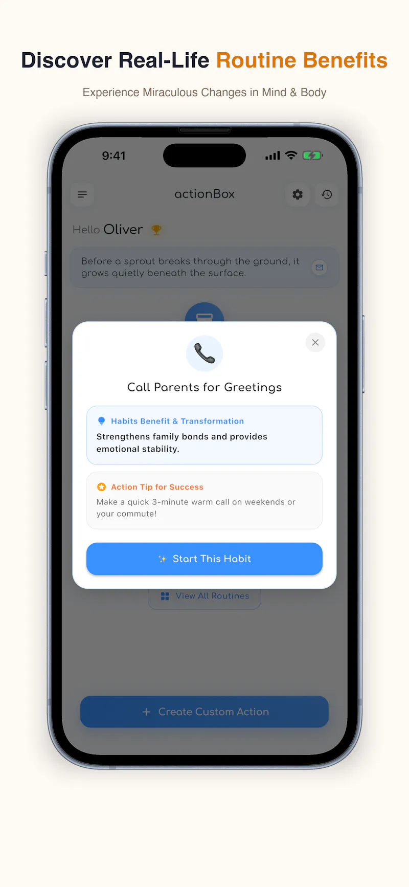actionBox screenshot 2