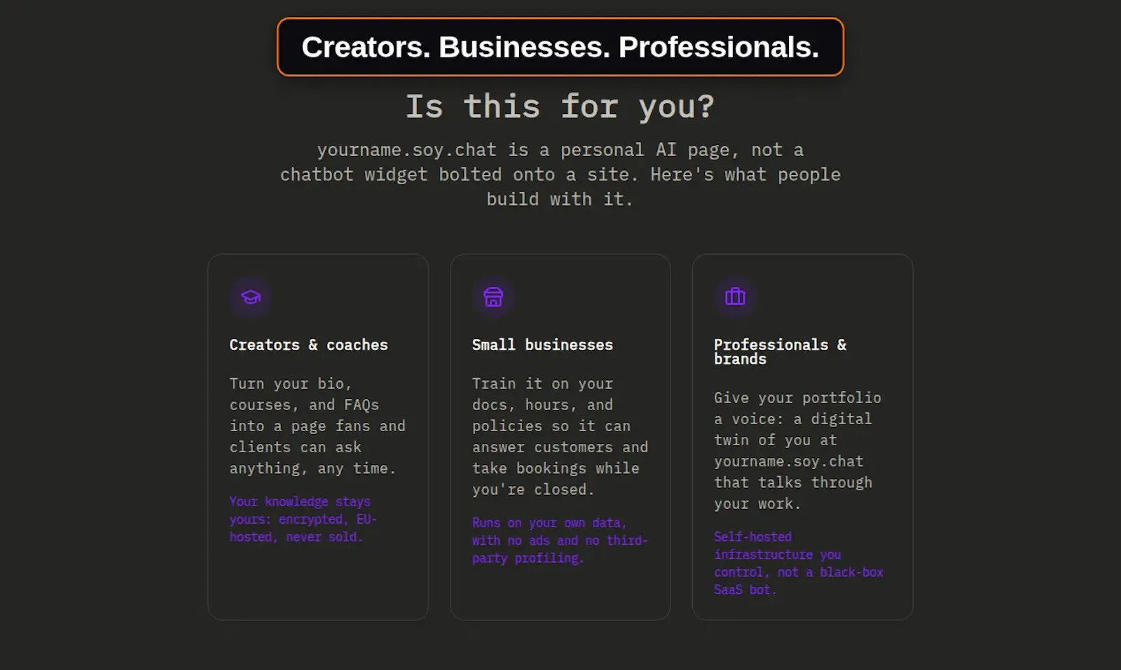 soy.chat screenshot 4