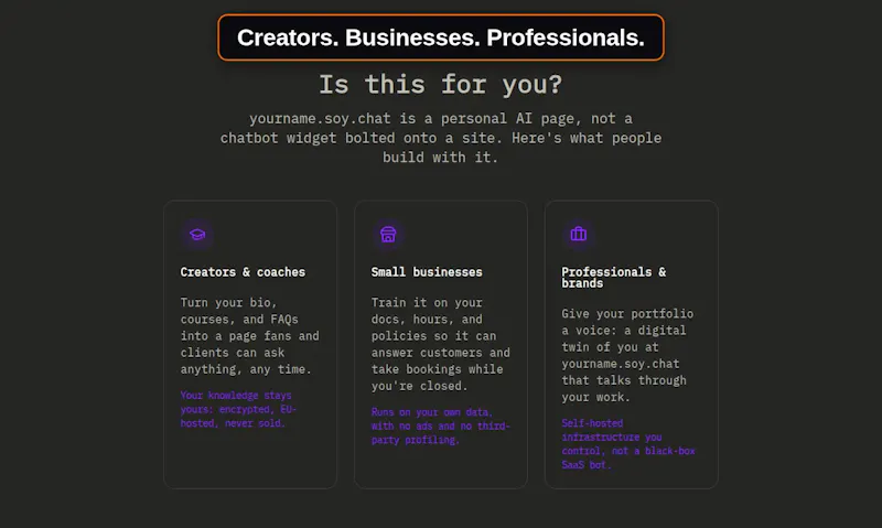 soy.chat screenshot 4