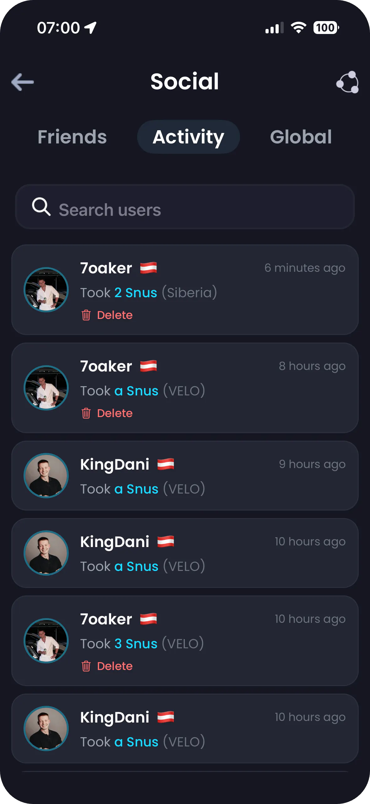 Breezer: Social Snus App gallery image