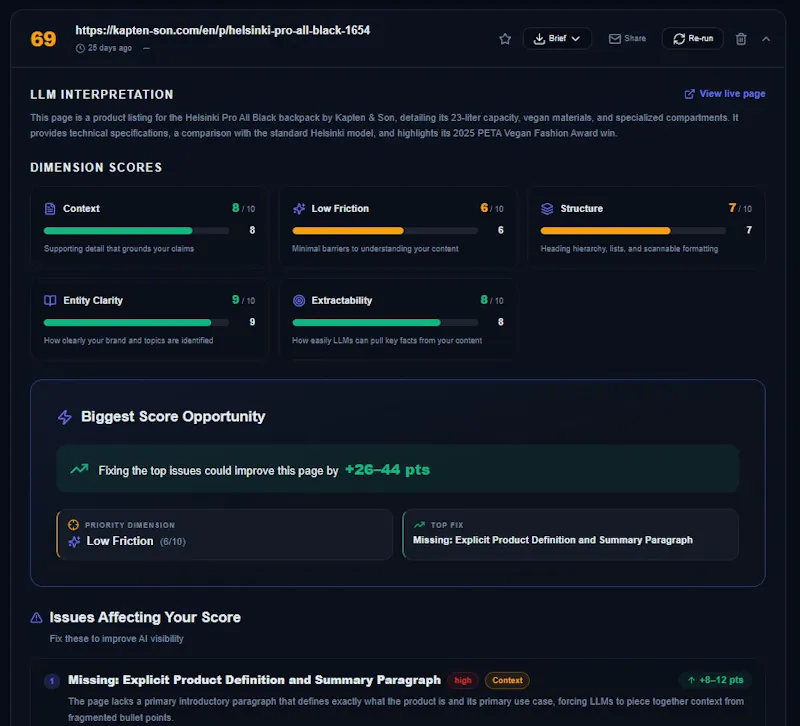 AI Search Radar screenshot 3