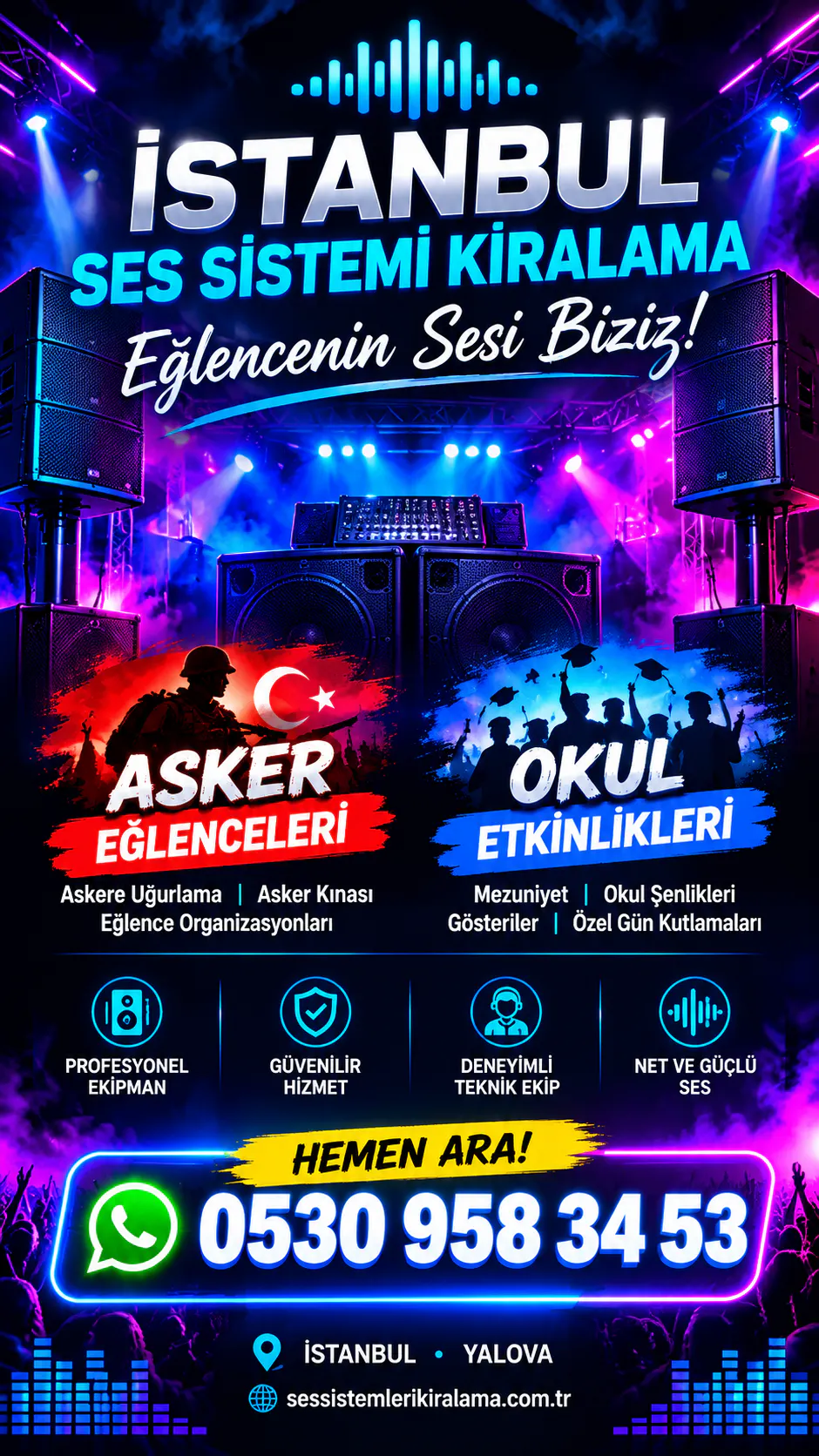 İstanbul Ses Sistemleri Kiralama
