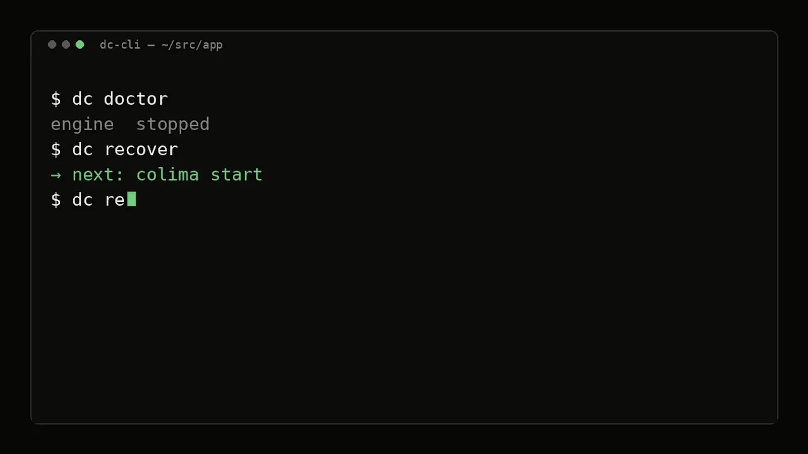 dc-cli screenshot 4