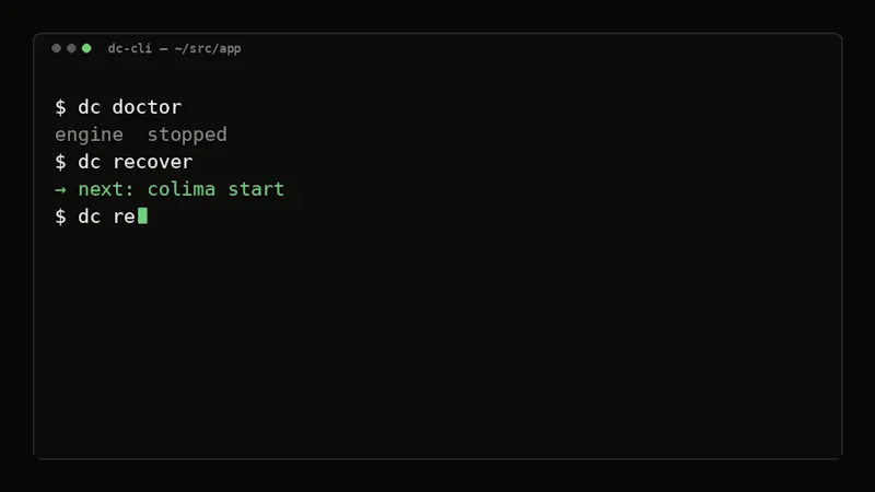dc-cli screenshot 4
