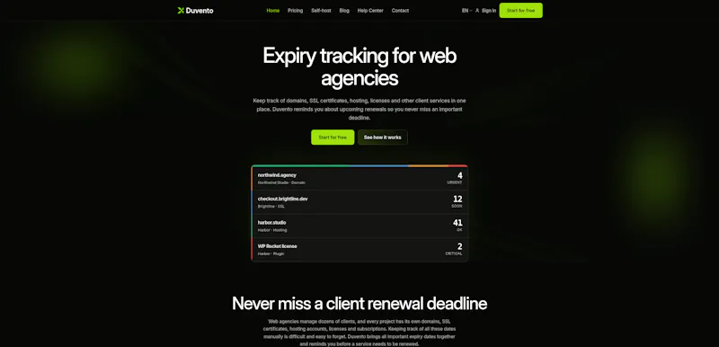 Never miss a client deadline again screenshot 1