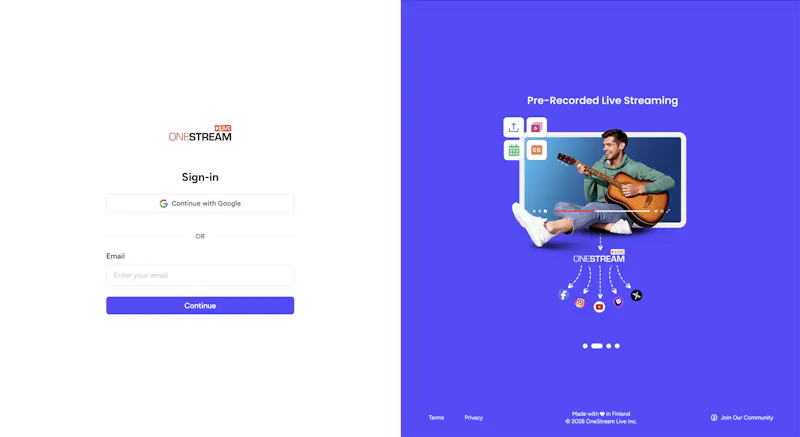 OneStream Live 2.0 screenshot 3