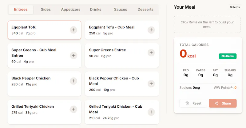 Panda Nutrition screenshot 1