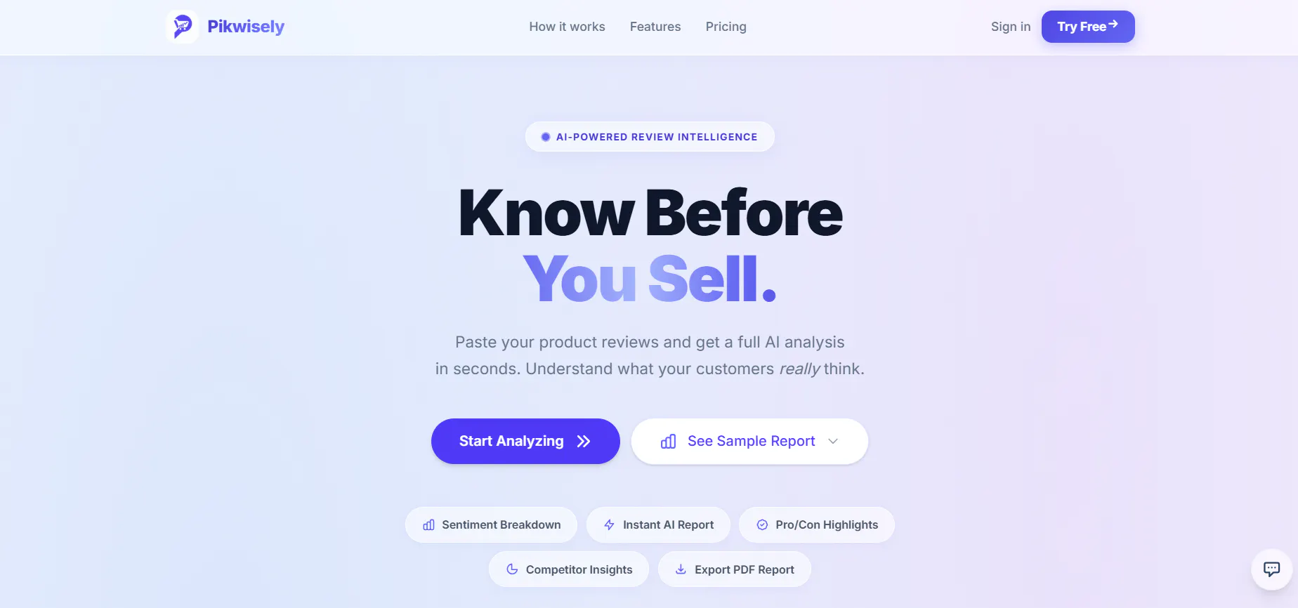 Pikwisely — Know Before You Sell screenshot 1