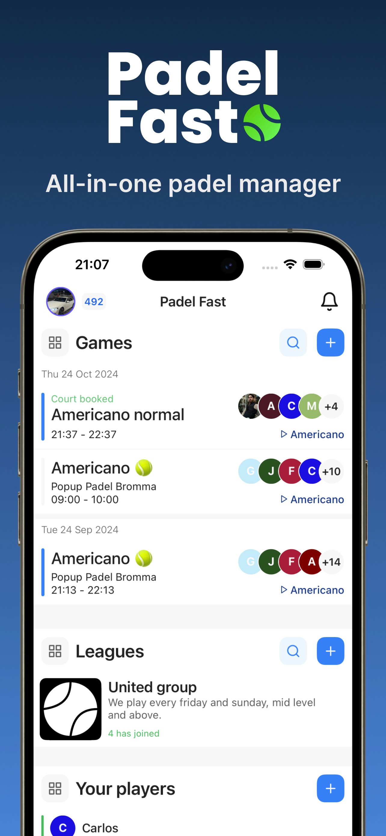 Cadde il digiuno - Soluzione all-in-one per la gestione dei tornei Padel. media 1