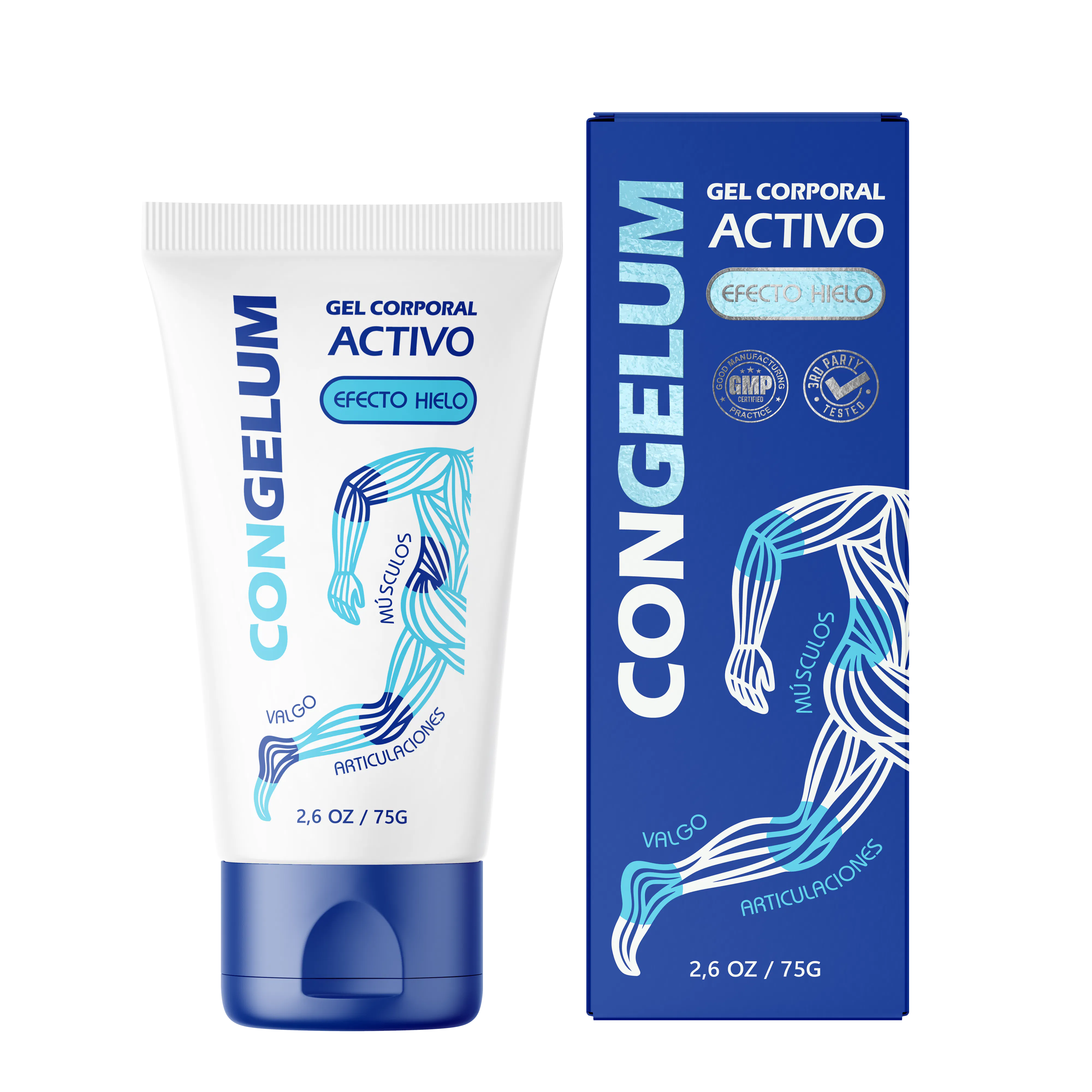 Congelum is a cooling gel against pain product banner