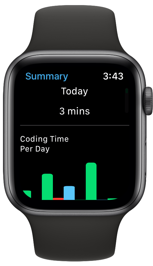 ワカウォッチ - Apple WatchのWakatime Statsメディア2