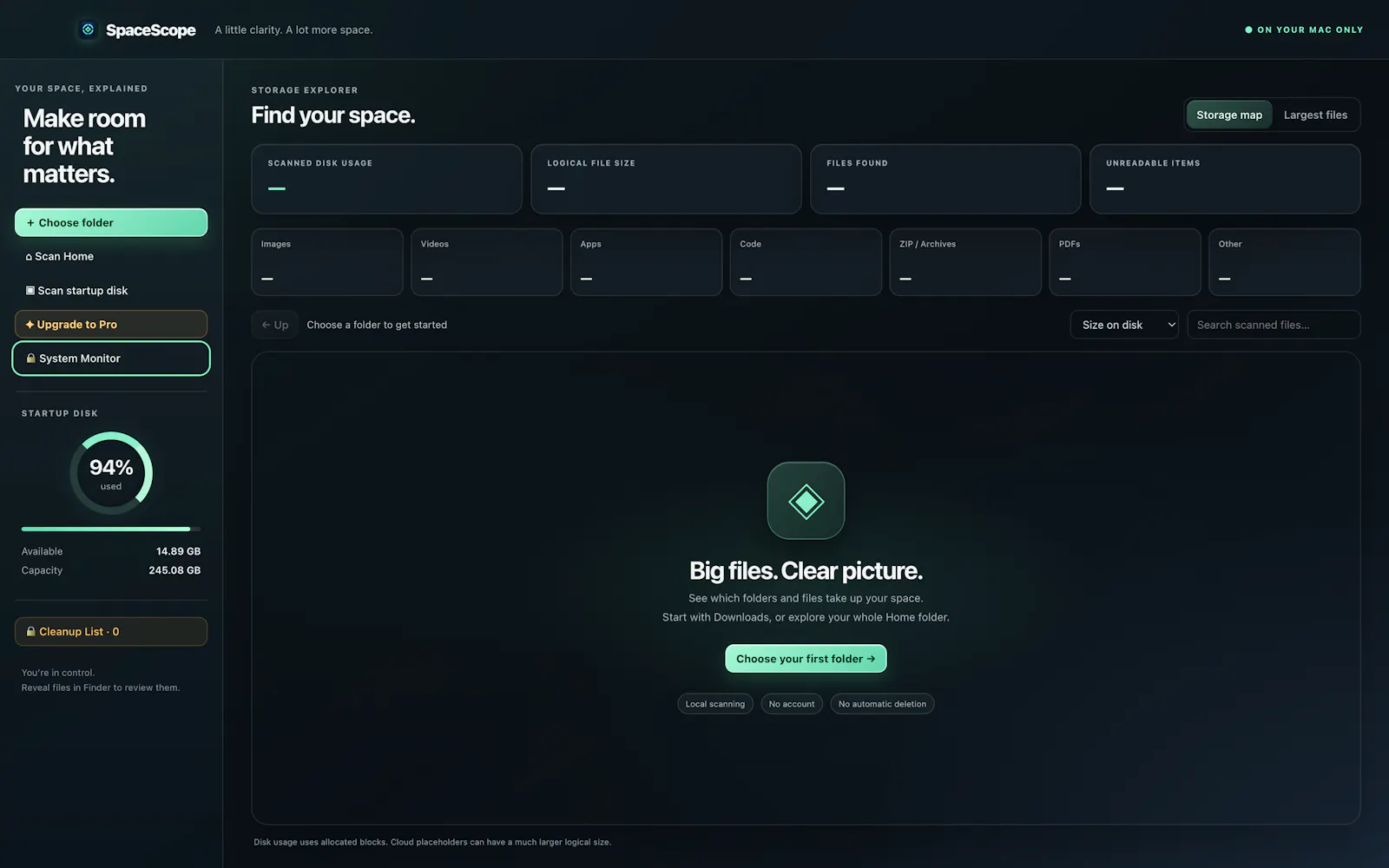 SpaceScope screenshot 2