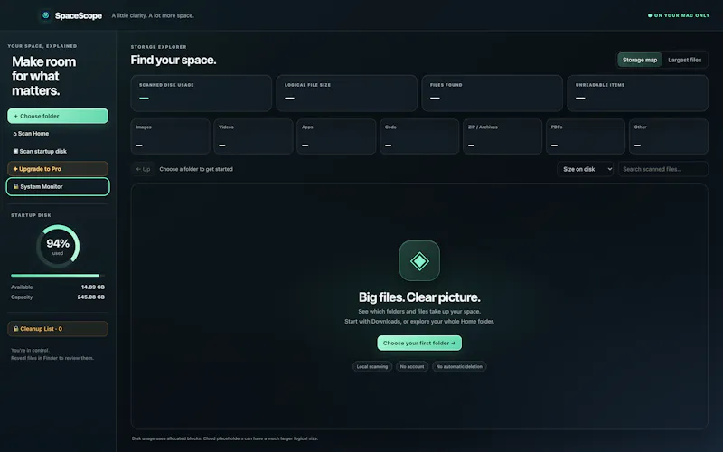 SpaceScope screenshot 2