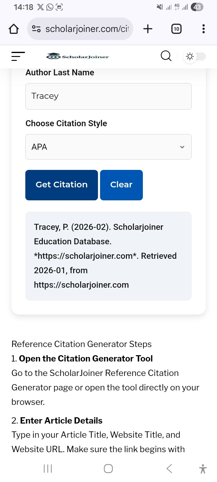 Scholarjoiner - Screenshot 2 showing product features and functionality