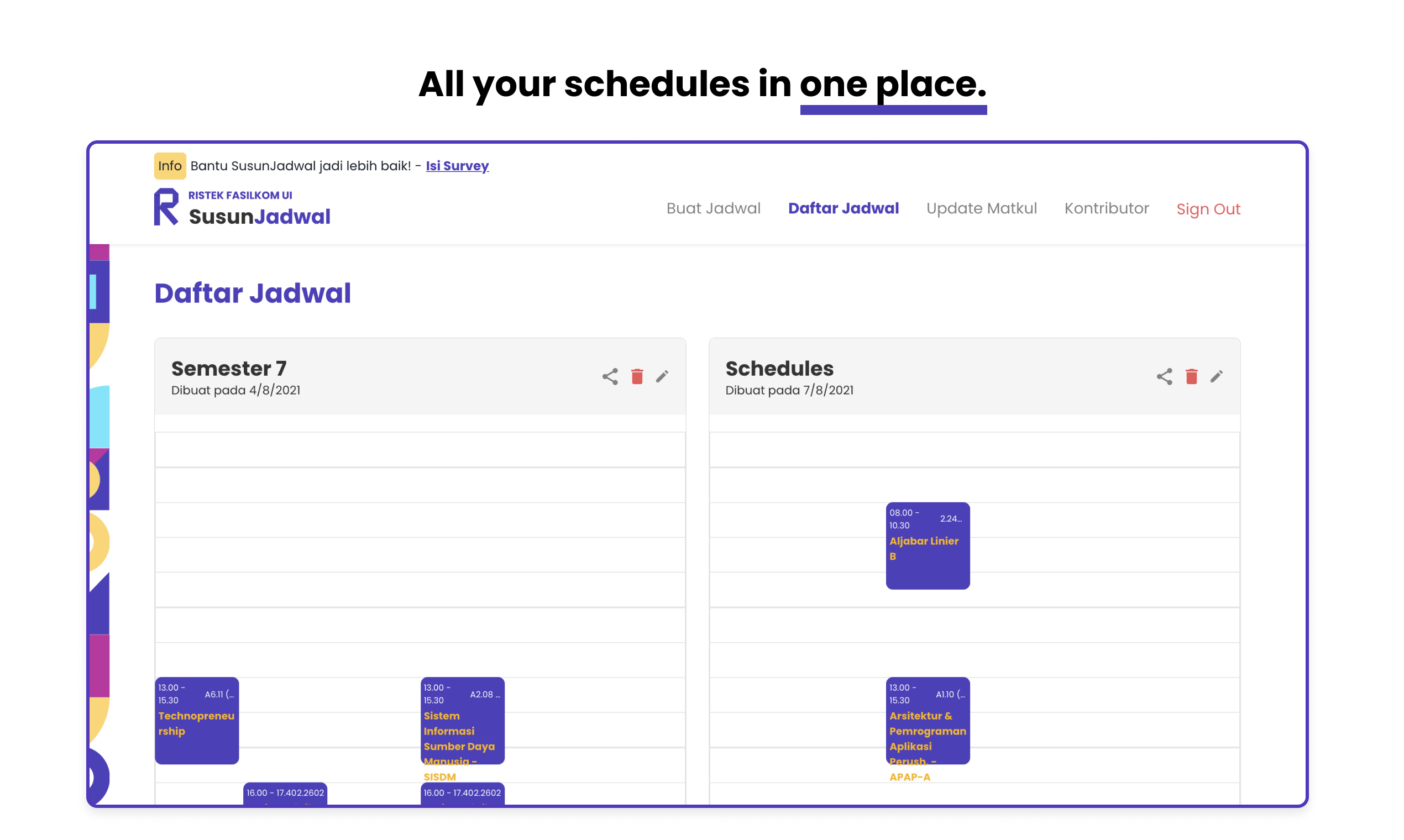 SusunJadwal gallery image