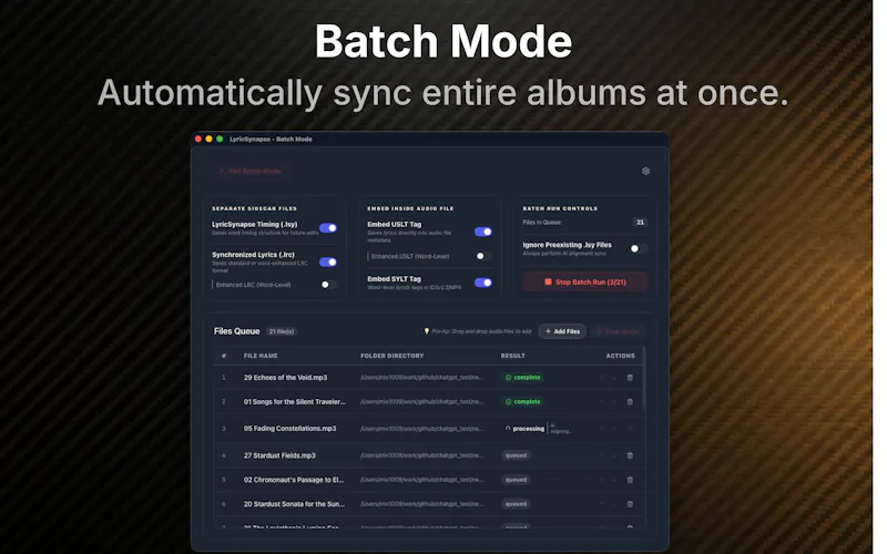 LyricSynapse screenshot 5