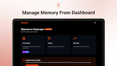 AI Memory Layer for ChatGPT and Claude. gallery image