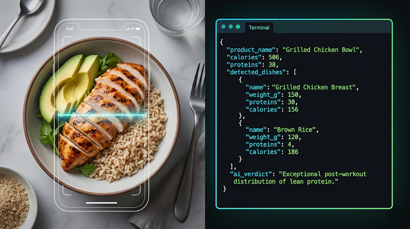 Fastest Food Recognition & Nutrition API screenshot 2
