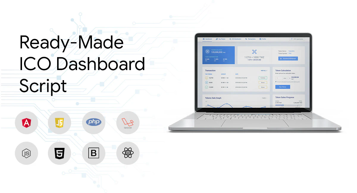 ICO Dashboard - Blockchainfirm