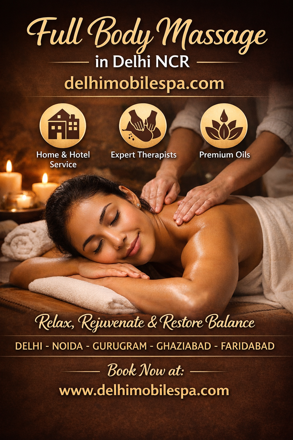 Full Body Massage | Spa Near Me - Screenshot 3 showing product features and functionality