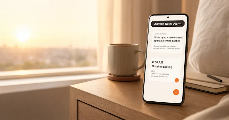 AiWake News Alarm screenshot 1