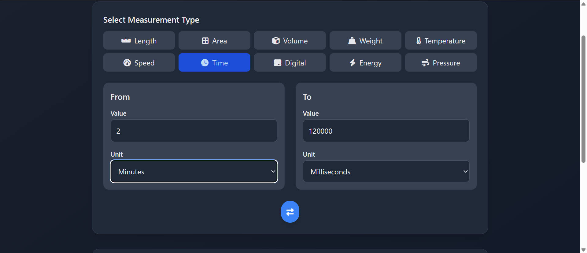 Universal Units Converter - Screenshot 2 showing product features and functionality