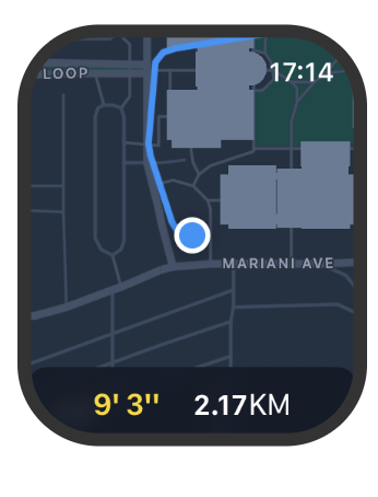 Fitcrumbs - Apple Watch를위한 야외 운동 동반자 미디어 2