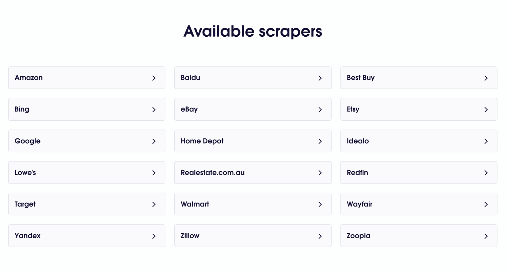 Wayfair Scraper API - Get public data with a Wayfair API media 4