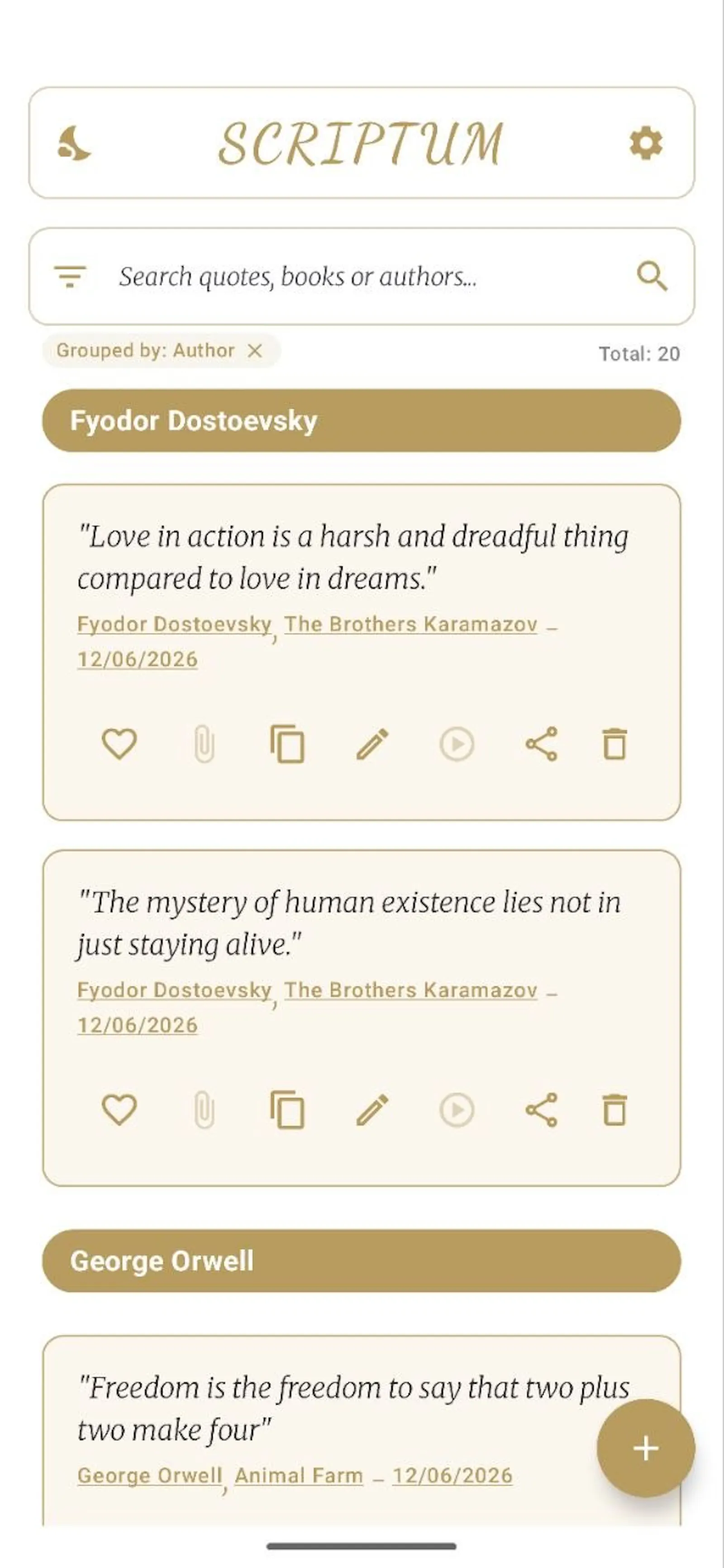 Scriptum: Quotes & Notes screenshot 4