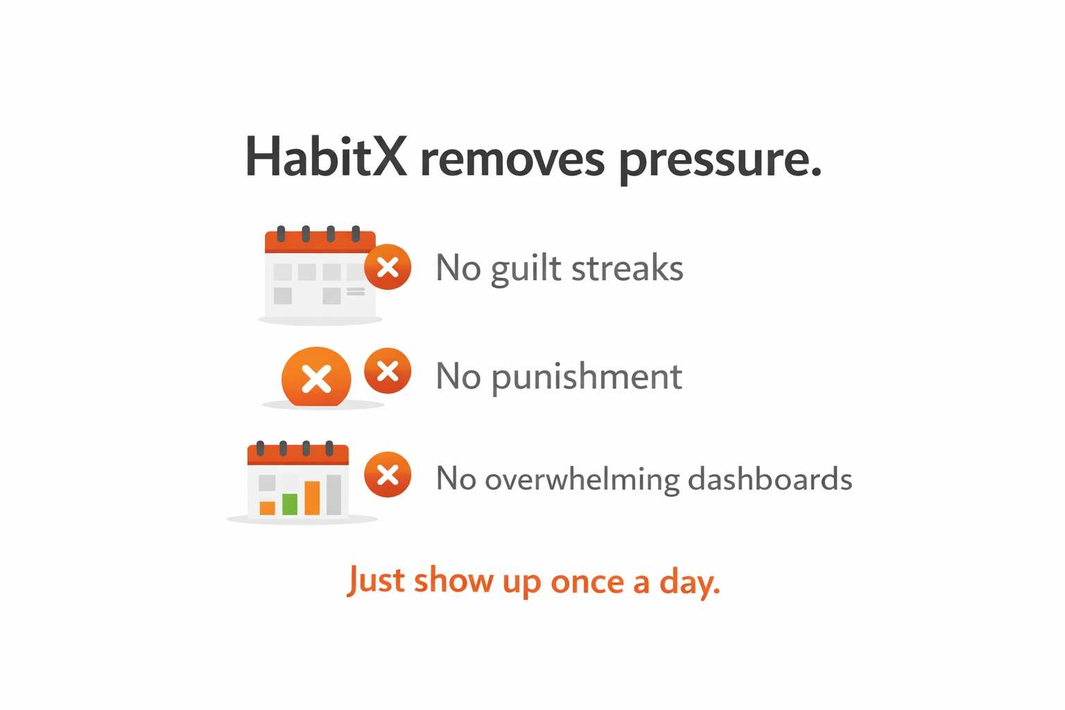 HabitX – Tiny Habit Builder - Screenshot 2 showing product features and functionality
