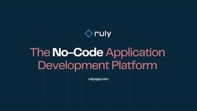 A interface de arrastar e soltar da Ruly torna a criação de aplicativos web fácil e rápida.