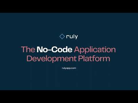 startuptile Ruly-The no-code application development platform