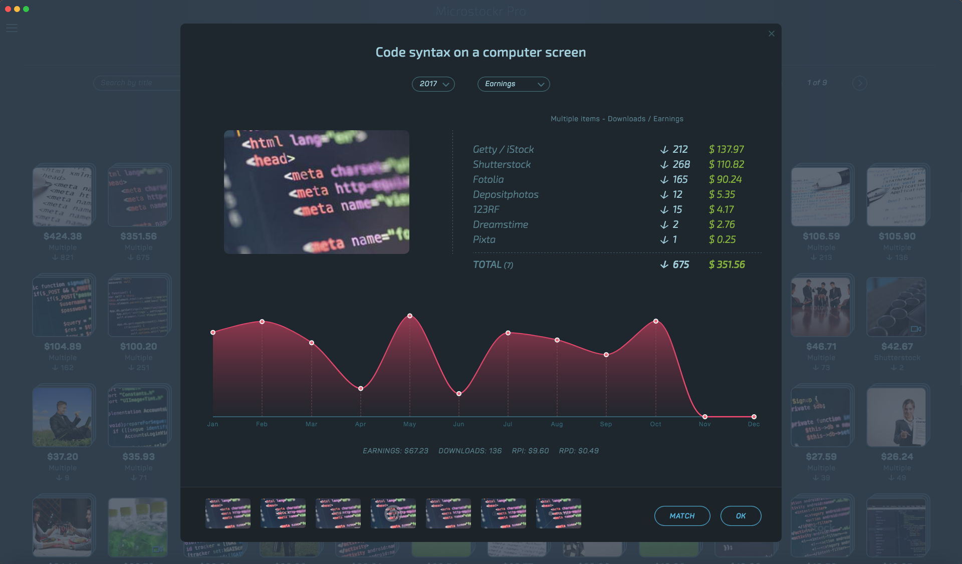 Microstockr Pro gallery image