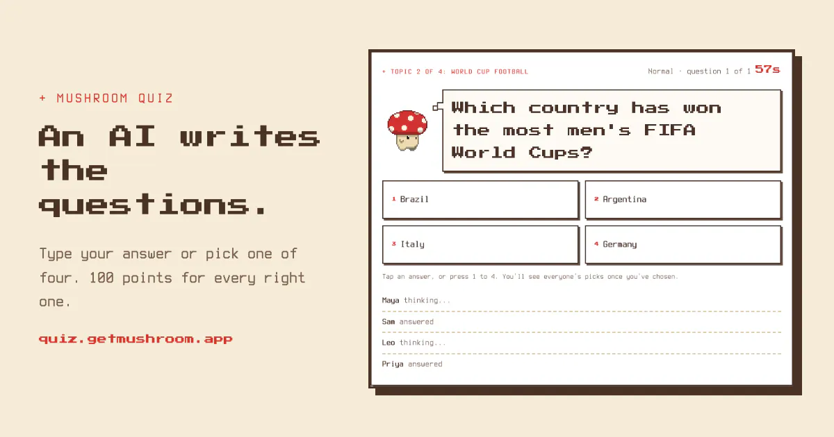Mushroom Quiz gallery image