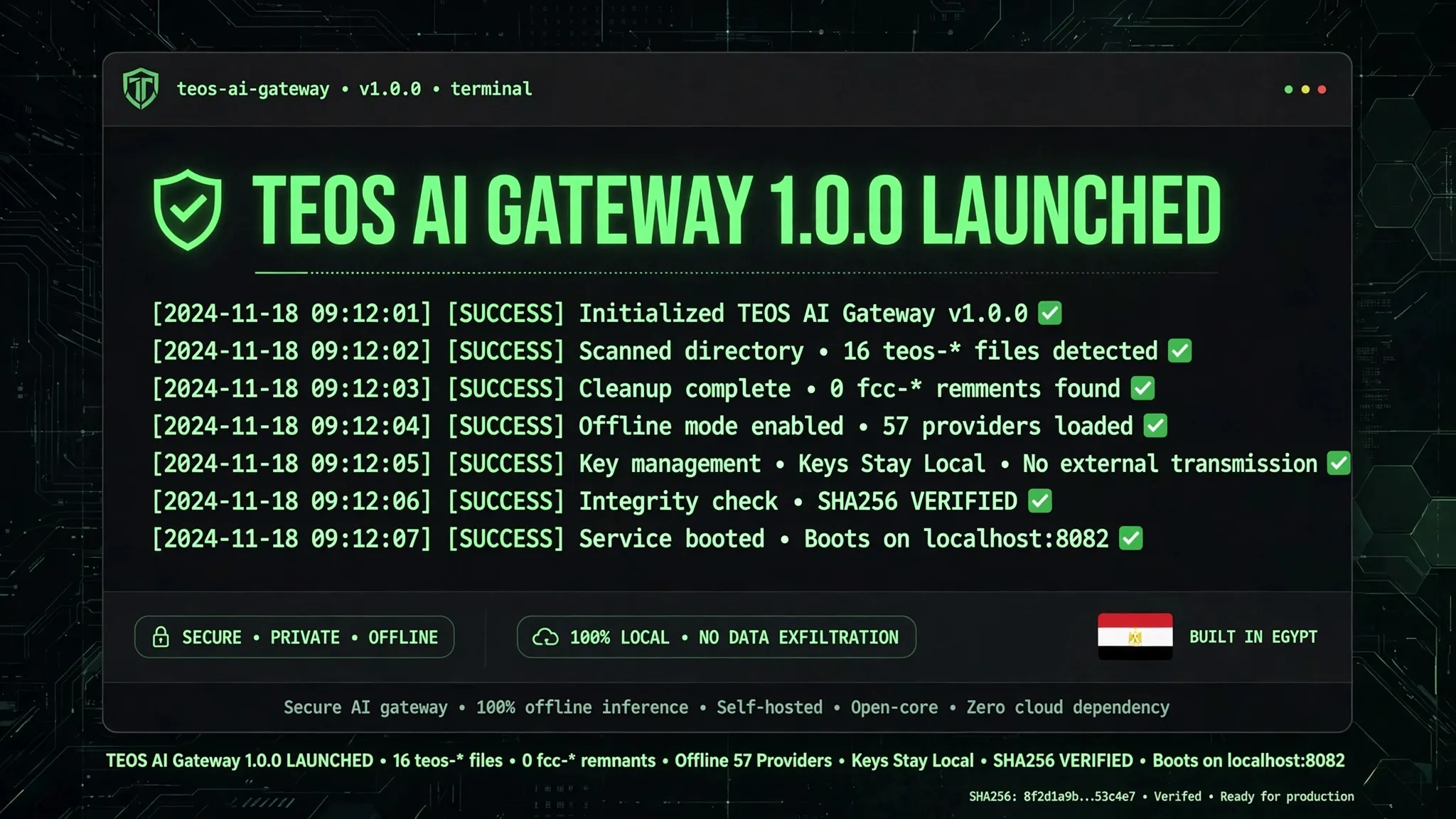 TEOS AI Gateway gallery image