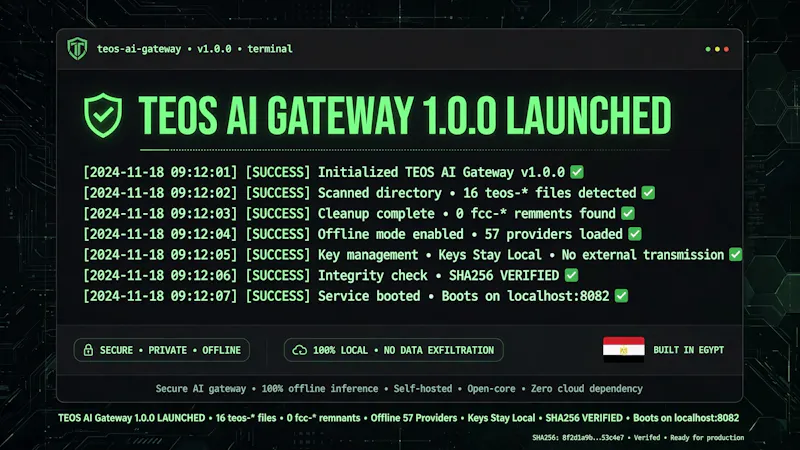 TEOS AI Gateway screenshot 8