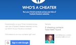 Who's a Cheater image