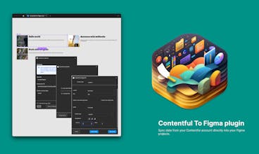 Contentful to Figma Plugin gallery image
