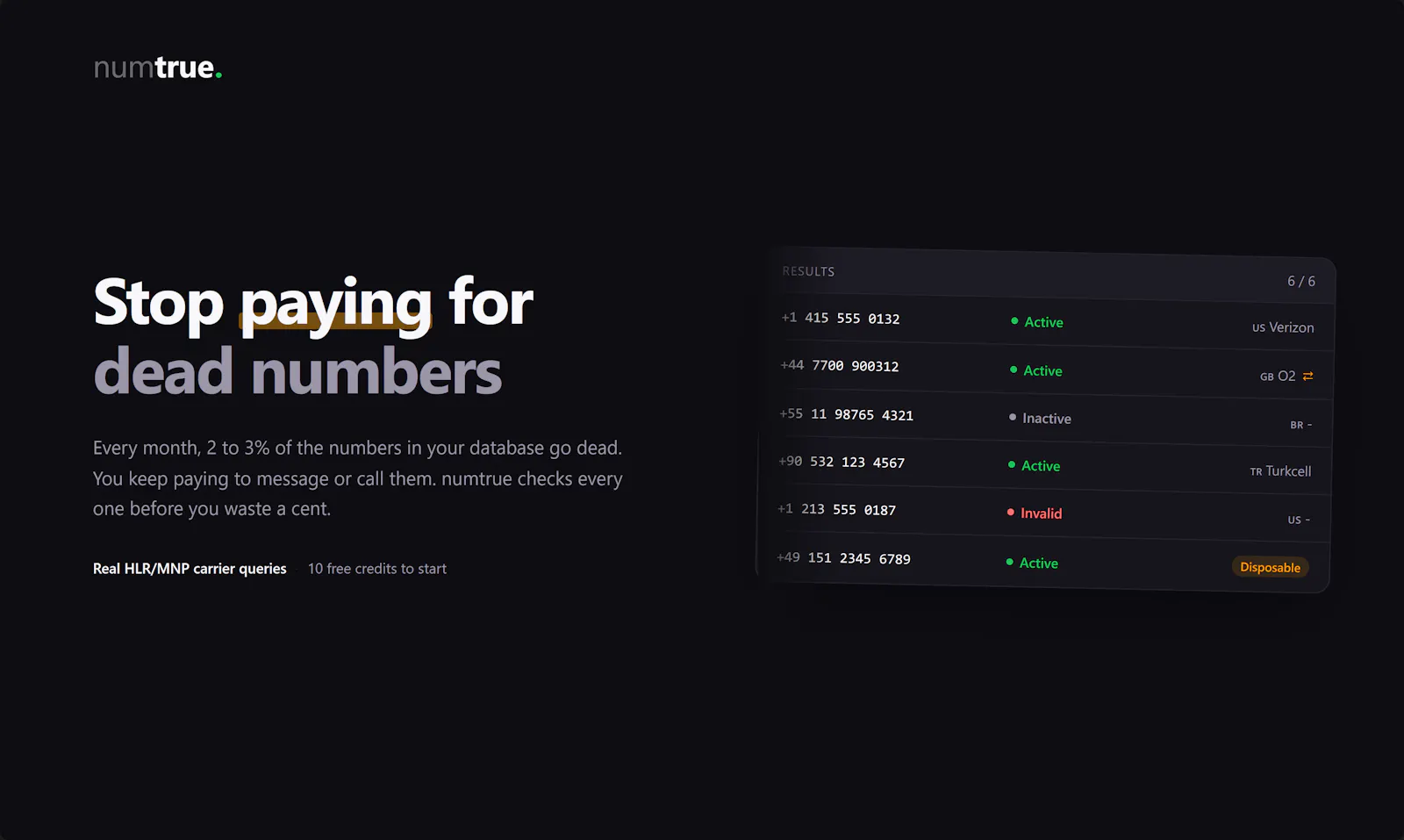 Numtrue screenshot 1