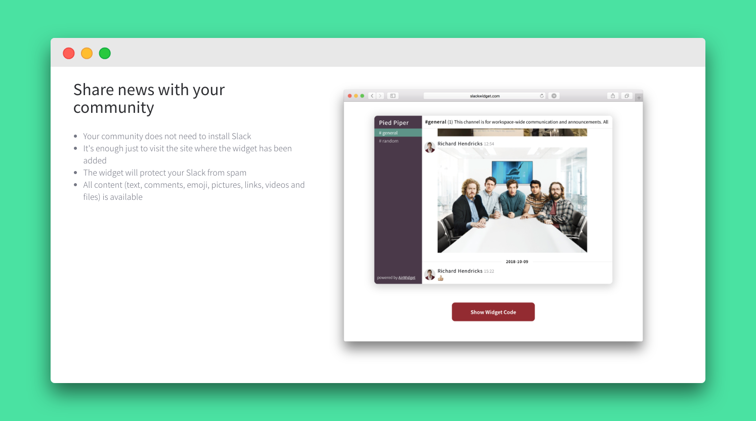 AirWidget gallery image